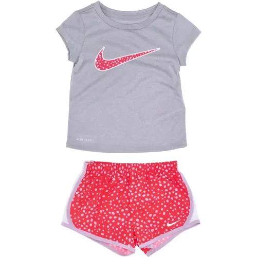 Animal Print Sportliches T-Shirt Shorts Set - Nike - Modalova