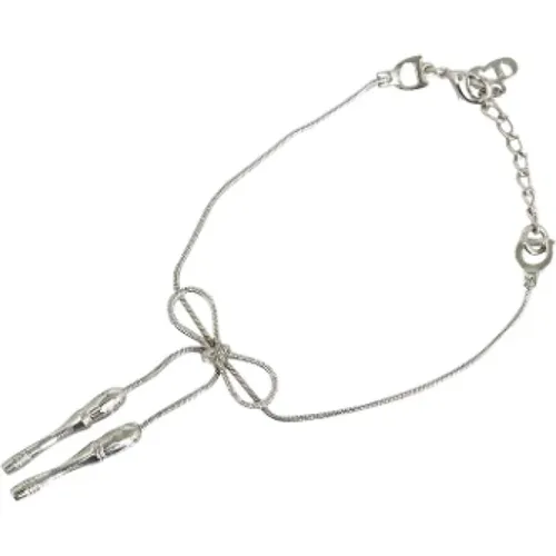 Pre-owned Silver bracelets , female, Sizes: ONE SIZE - Dior Vintage - Modalova
