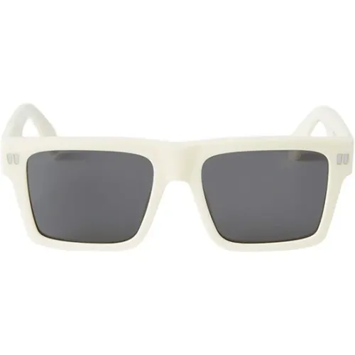Off , Stylish Sunglasses , unisex, Sizes: 54 MM - Off White - Modalova