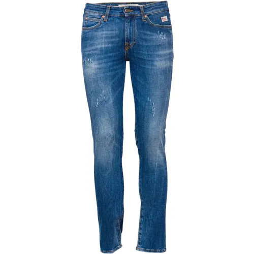 Clay Jeans - Light Wash Denim - Slim Fit , male, Sizes: W31 - Roy Roger's - Modalova