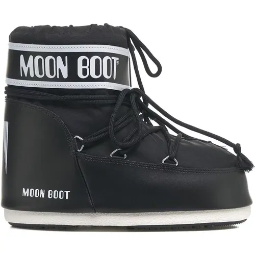 Schwarze Damen Stiefeletten , Damen, Größe: 39 EU - moon boot - Modalova