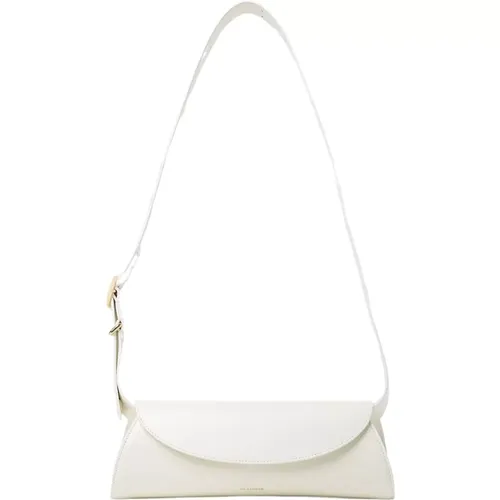 Cannolo Leder Schultertasche - Jil Sander - Modalova