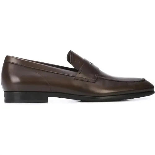 Dark Flat Shoes , male, Sizes: 7 1/2 UK, 8 UK - TOD'S - Modalova