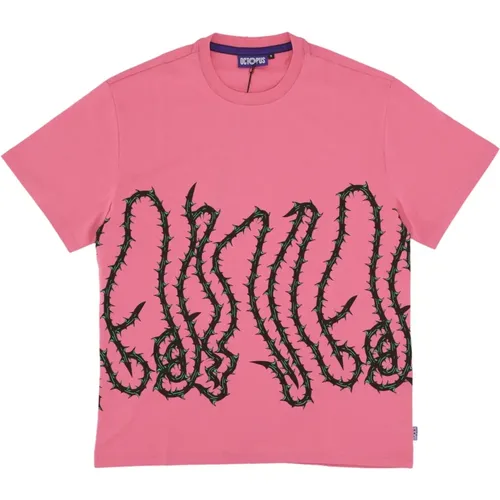 Rosa Thorns Tee Herren T-Shirt - Octopus - Modalova