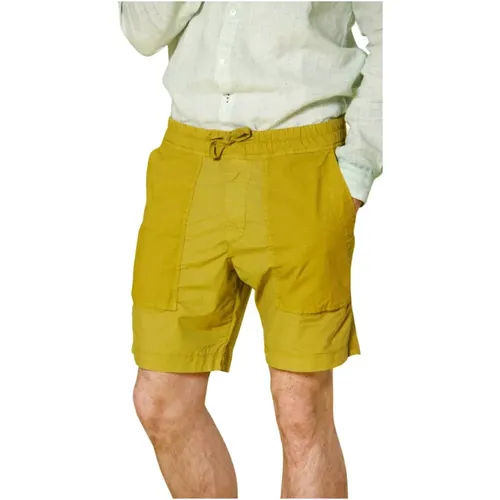 Sommer Herren Chino Bermuda in Limettengrün , Herren, Größe: 2XL - Mason's - Modalova