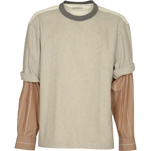 Grey T-shirts and Polos Corrow , male, Sizes: L - Dries Van Noten - Modalova