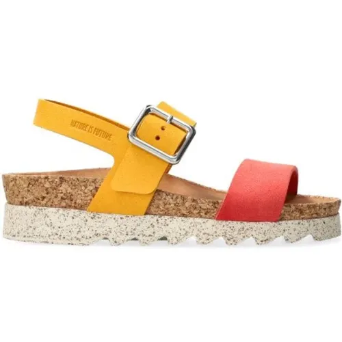 Rot Gelb Ergonomische Sandale , Damen, Größe: 35 EU - mephisto - Modalova