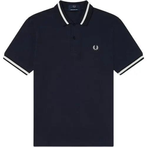 Original Single Tipped Polo Navy/White , male, Sizes: 4XS, S, 3XS, XS, 2XS - Fred Perry - Modalova