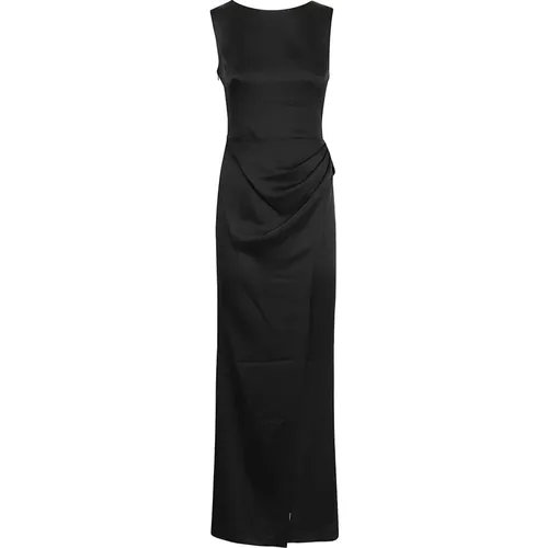 Tommy S/L Open Back Gown , female, Sizes: XS, M - Simkhai - Modalova