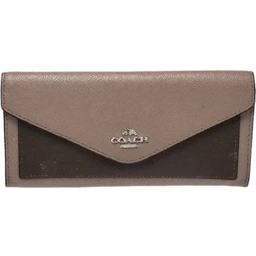 Pre-owned Leather wallets , female, Sizes: ONE SIZE - Coach Pre-owned - Modalova