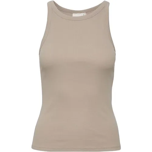 Ribbed Slim Fit Top , female, Sizes: XS, M, XL, S, 2XS, L - Gestuz - Modalova