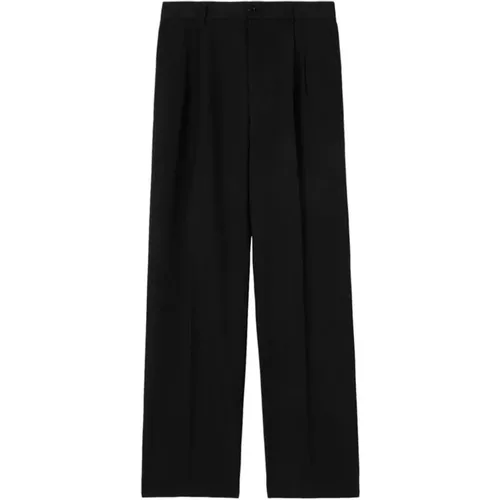 Wool Trousers Aw20 , male, Sizes: L, S - Burberry - Modalova