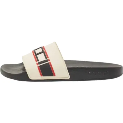 Pre-owned Rubber flats , female, Sizes: 5 UK - Gucci Vintage - Modalova