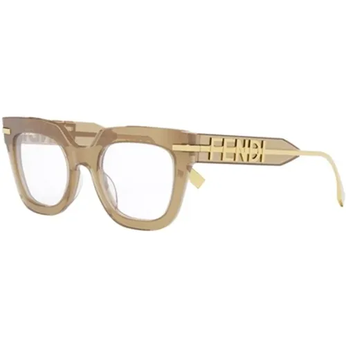 Stylish Glasses - Fe50065I - 057 , unisex, Sizes: 50 MM - Fendi - Modalova