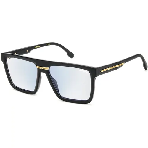 Schwarz Gold Brillengestelle Victory Sonnenbrille , Herren, Größe: 58 MM - Carrera - Modalova