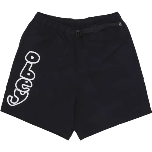 Web Belt Shorts with Pockets , male, Sizes: XL - Obey - Modalova