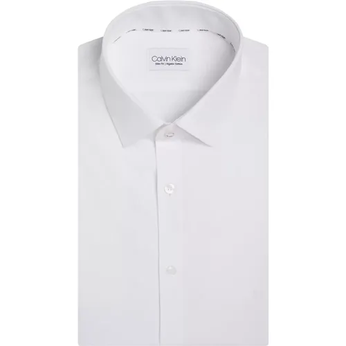 Formal Shirt Upgrade - Polelin Stretch , male, Sizes: S, 2XL, 5XL - Calvin Klein - Modalova