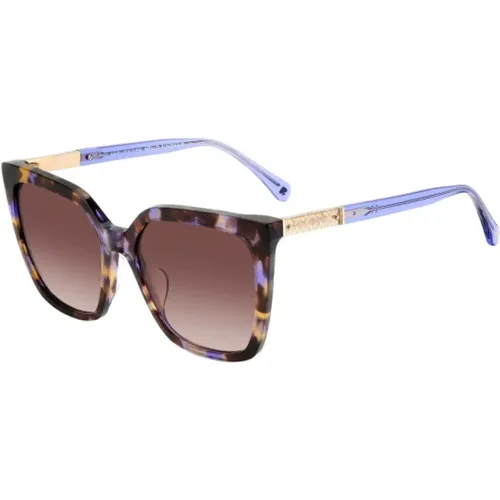 Braune Acetat Sonnenbrille für Frauen - Kate Spade - Modalova