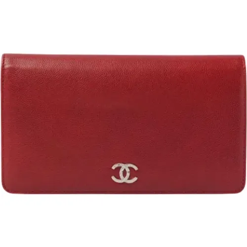 Pre-owned Leather wallets , female, Sizes: ONE SIZE - Chanel Vintage - Modalova