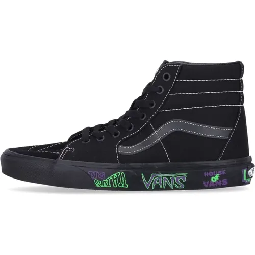 High Top Skate Shoe Blackout , male, Sizes: 10 UK, 9 UK, 6 UK, 8 1/2 UK - Vans - Modalova