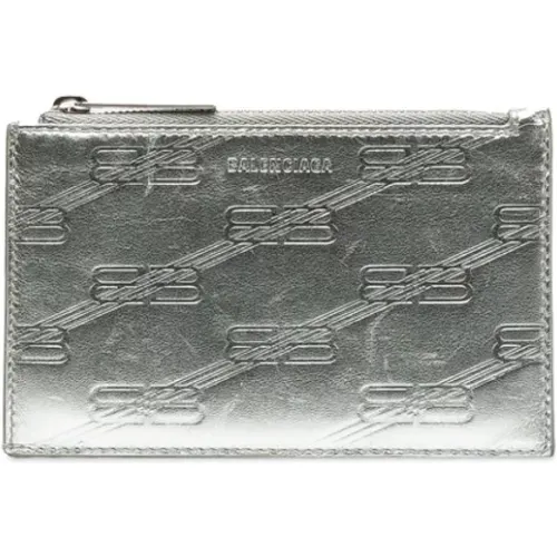 Pre-owned Leather wallets , female, Sizes: ONE SIZE - Balenciaga Vintage - Modalova