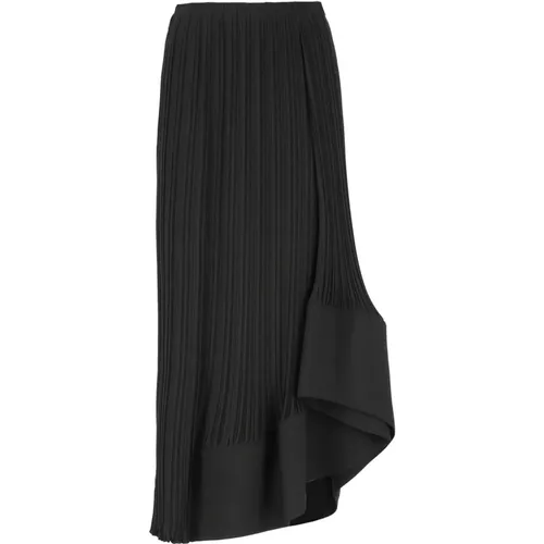 Pleated Flared Skirt , female, Sizes: XS - Lanvin - Modalova