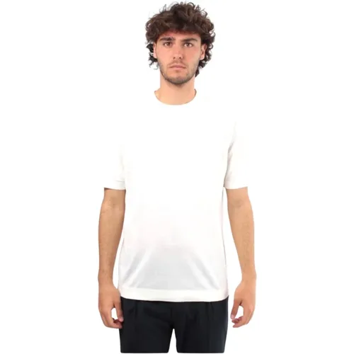 Weißes Rundhals-T-Shirt , Herren, Größe: S - Bellwood - Modalova
