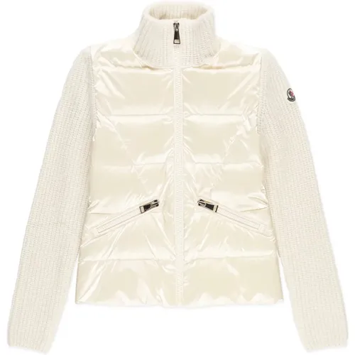 Mädchen Enfant Elfenbein Daunenjacke - Moncler - Modalova