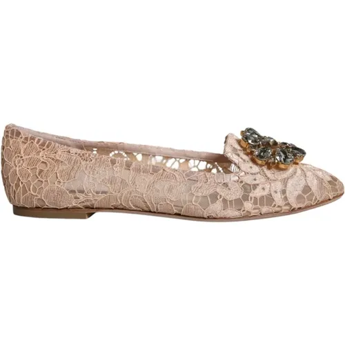 Kristall-Ballettflats Italien - Dolce & Gabbana - Modalova