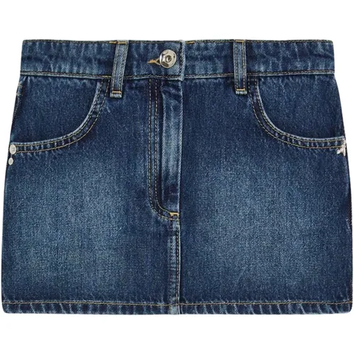 Blaue Jeansrock mit 4 Taschen - PATRIZIA PEPE - Modalova