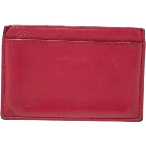 Pre-owned Leather wallets , female, Sizes: ONE SIZE - Yves Saint Laurent Vintage - Modalova