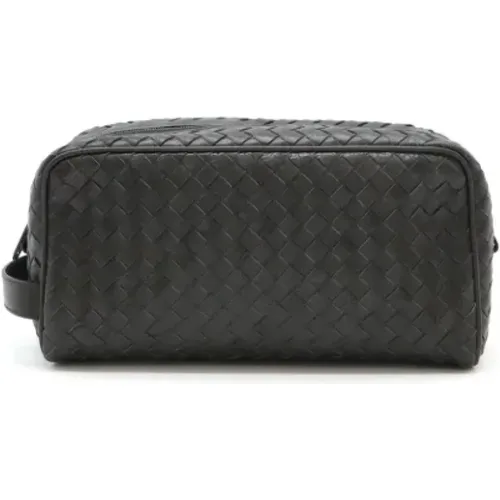 Pre-owned Leather clutches , female, Sizes: ONE SIZE - Bottega Veneta Vintage - Modalova