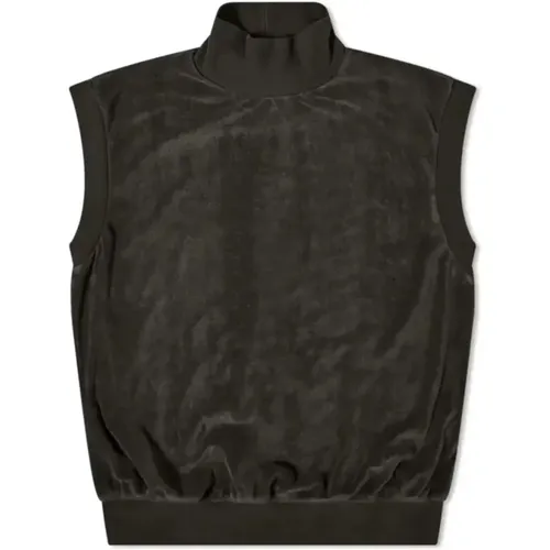 Ärmelloses Mock Neck Vest Top , Damen, Größe: M - Fear Of God - Modalova