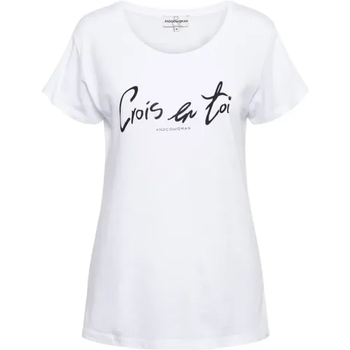 T-Shirt , Damen, Größe: XL - &Co Woman - Modalova
