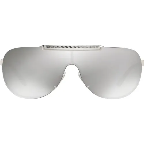 Bold Pilot Style Sunglasses , unisex, Sizes: ONE SIZE - Versace - Modalova