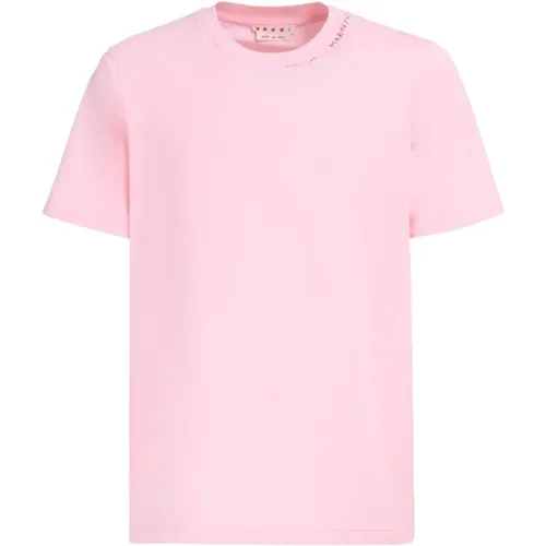 Rosa T-Shirts und Polos , Herren, Größe: M - Marni - Modalova