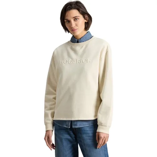 Gemütlicher Oversized Pullover , Damen, Größe: L - Woolrich - Modalova