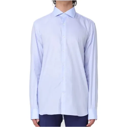 Classic Sleeve Detail Shirt , male, Sizes: 2XL, M, L, 3XL - Brooksfield - Modalova