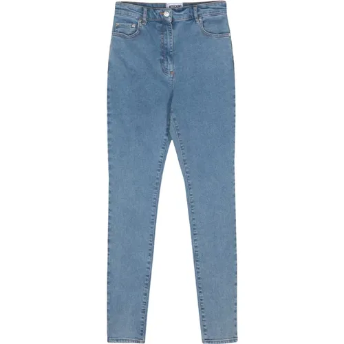 Blaue Skinny Jeans Casual Stil - Moschino - Modalova