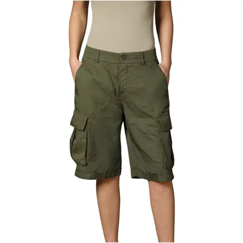 Victoria Cargo Bermuda Shorts Grün , Damen, Größe: S - Mason's - Modalova