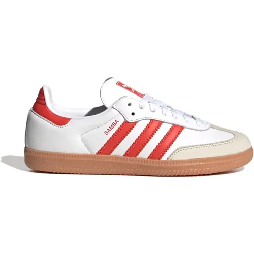 Klassischer Ledersneaker , Herren, Größe: 36 2/3 EU - Adidas - Modalova