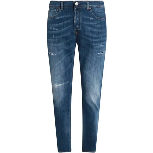 Blaue Baumwoll-Gerard-Jeans , Herren, Größe: W31 - PMDS - Modalova