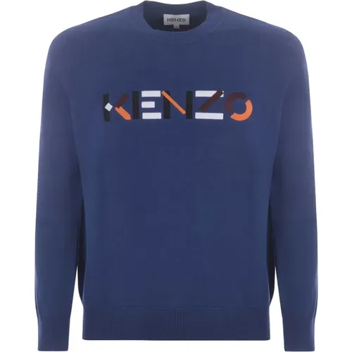 Cotton Sweater with Logo Detail , male, Sizes: S, L - Kenzo - Modalova