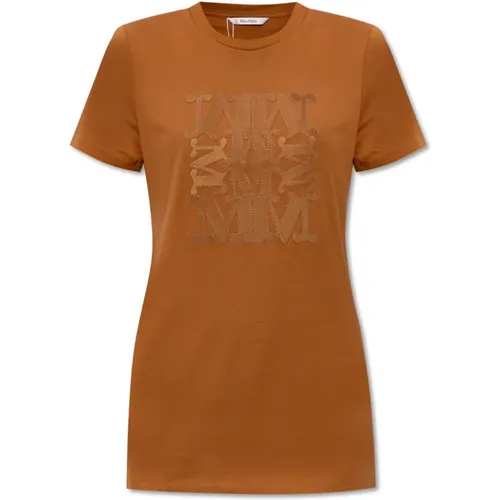 ‘Taverna’ T-shirt , Damen, Größe: M - Max Mara - Modalova