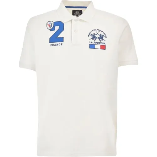 Cotton Pique Polo Shirt , male, Sizes: M, L, S, 2XL - LA MARTINA - Modalova
