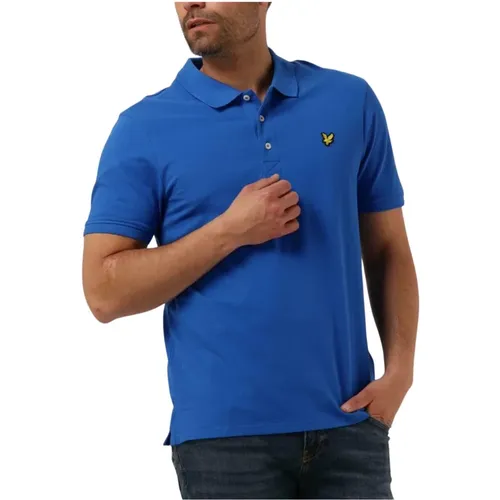 Herren Polo T-shirt Blau - Lyle & Scott - Modalova