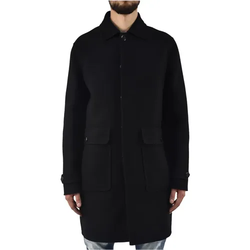 Long Wool Coat for Men - Mod.S71AA0132S41935900 , male, Sizes: XL - Dsquared2 - Modalova
