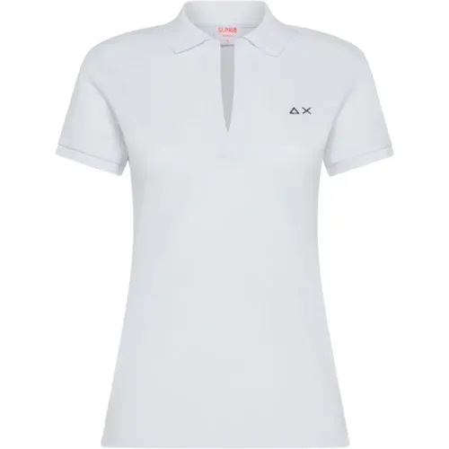 Polo Shirt Short Sleeve , female, Sizes: L, M, XL - Sun68 - Modalova