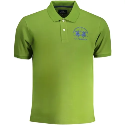 Cotton Polo Shirt with Short Sleeves , male, Sizes: M, 2XL - LA MARTINA - Modalova