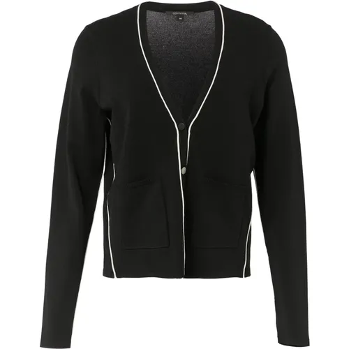 Cardigan mit aufgesetzten Taschen , Damen, Größe: M - comma - Modalova